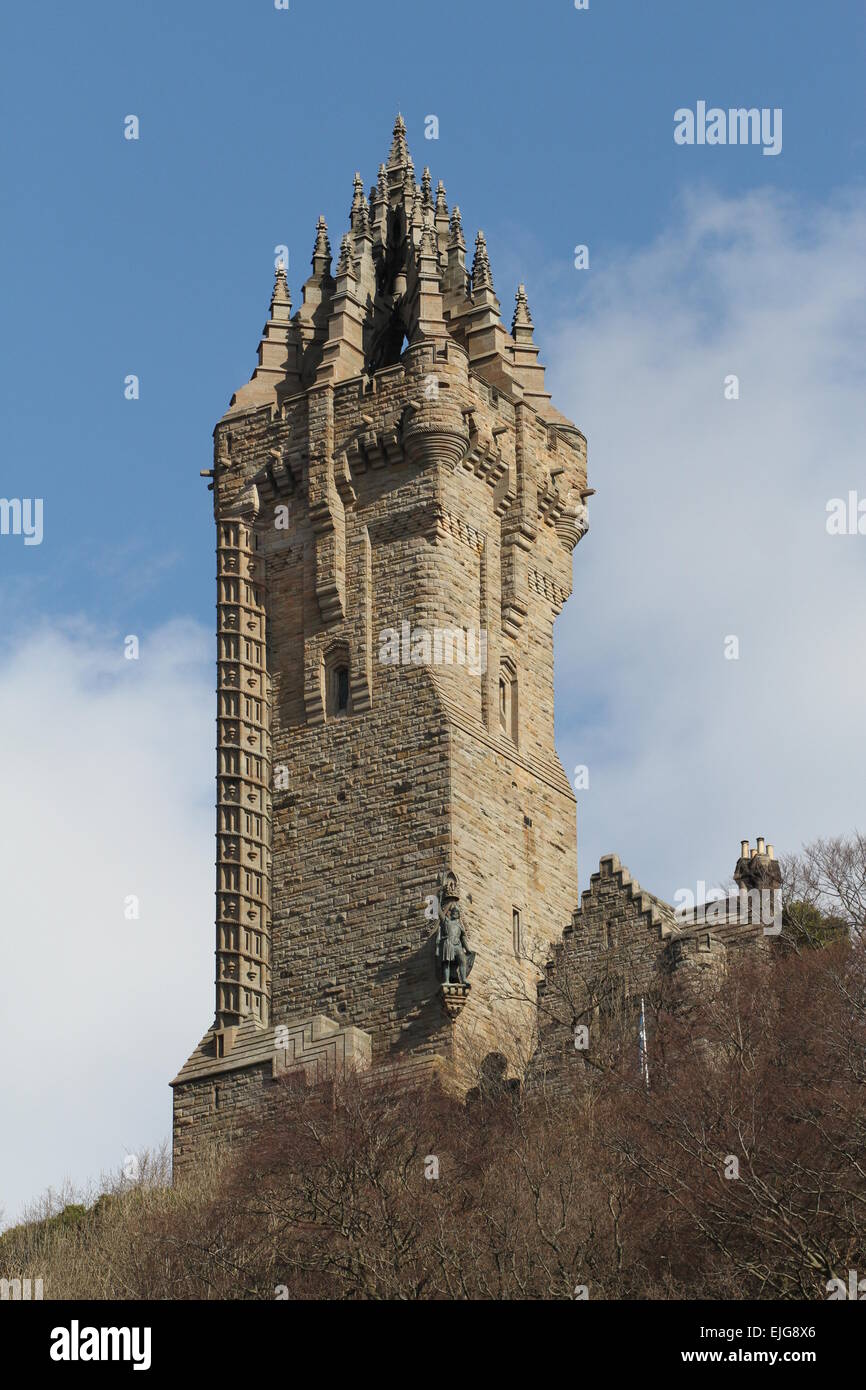 William Wallace monument stirling ecosse mars 2015 Banque D'Images