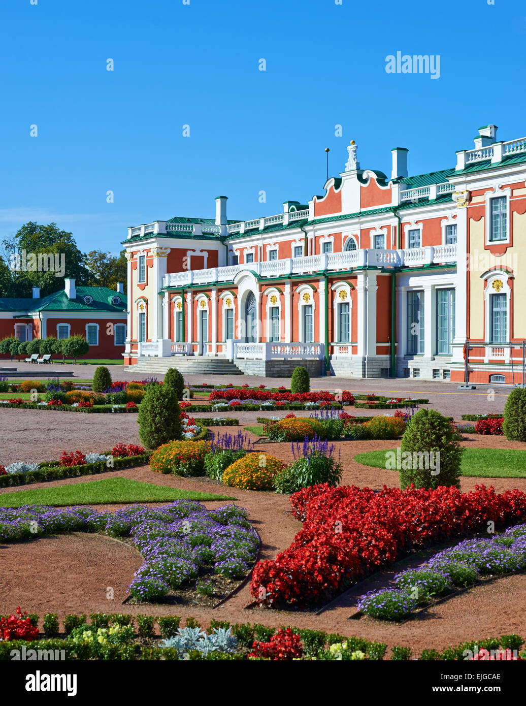 Le Palais Kadriorg à Tallinn Banque D'Images