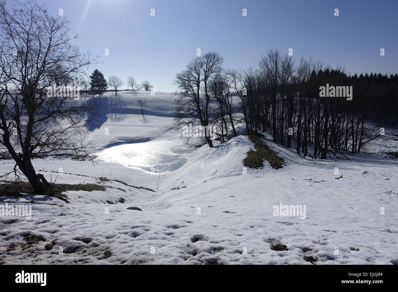 Sankt Andreasberg, Harz en hiver Banque D'Images