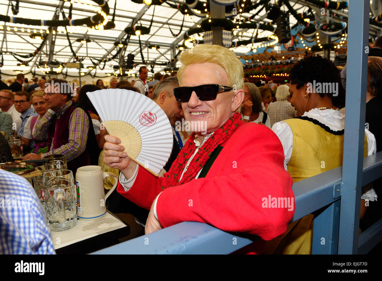 Lancement officiel de l'Oktoberfest 2014 (Wiesn) comprend : Heino Où : Munich, Allemagne Quand : 20 mai 2014 Banque D'Images