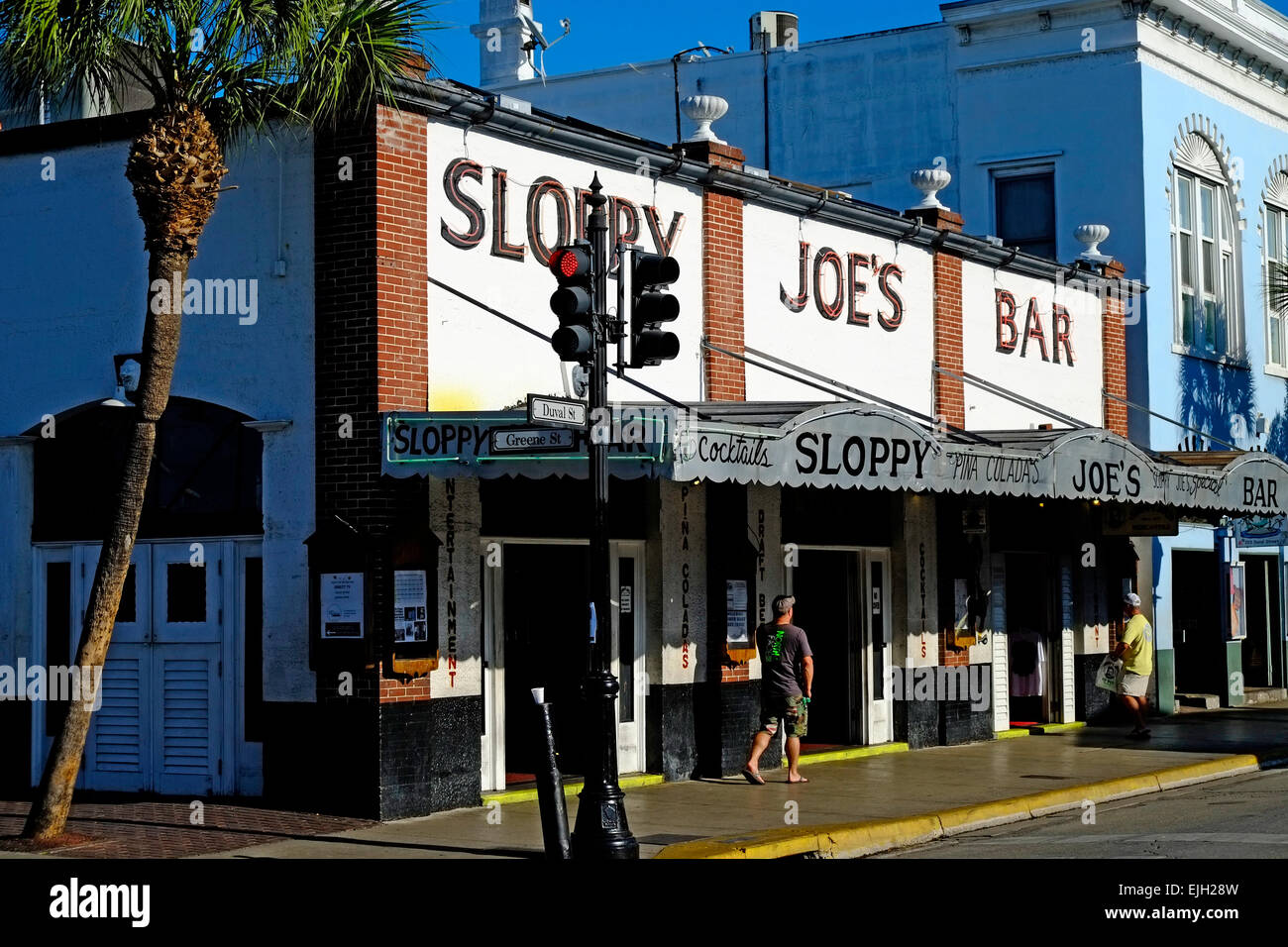 Sloppy Joe's Bar Key West FL Floride destination pour l'ouest de Tampa Crusie Caraïbes Banque D'Images