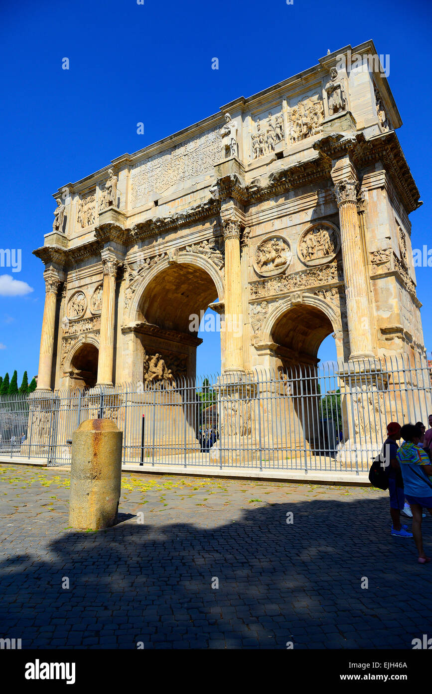 Arc de Constantin Rome Italie IL EU Europe Banque D'Images