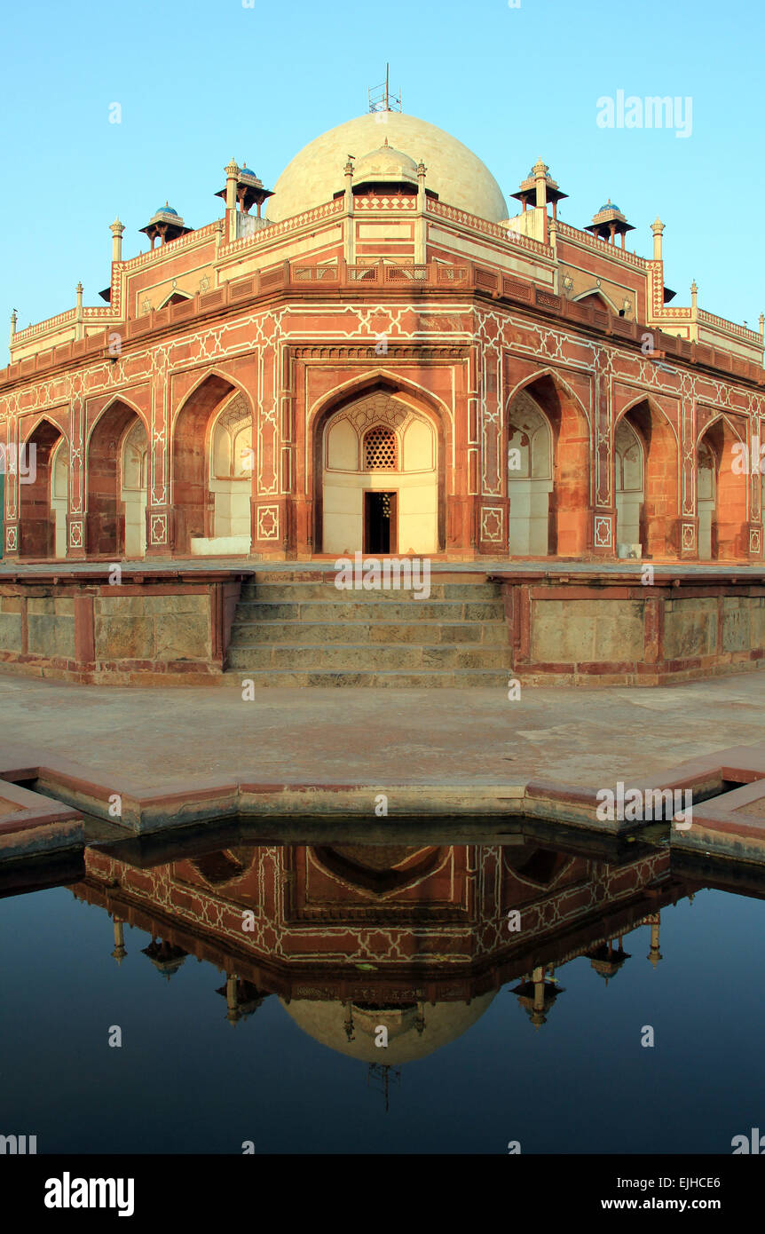 Tombe de Humayun, le mausolée de l'empereur moghol Humayun, New Delhi, Inde Banque D'Images