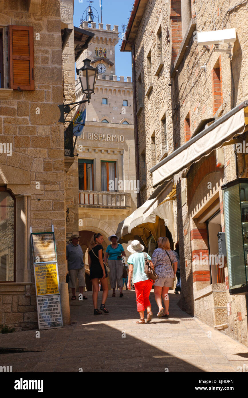 San Marino - street Banque D'Images