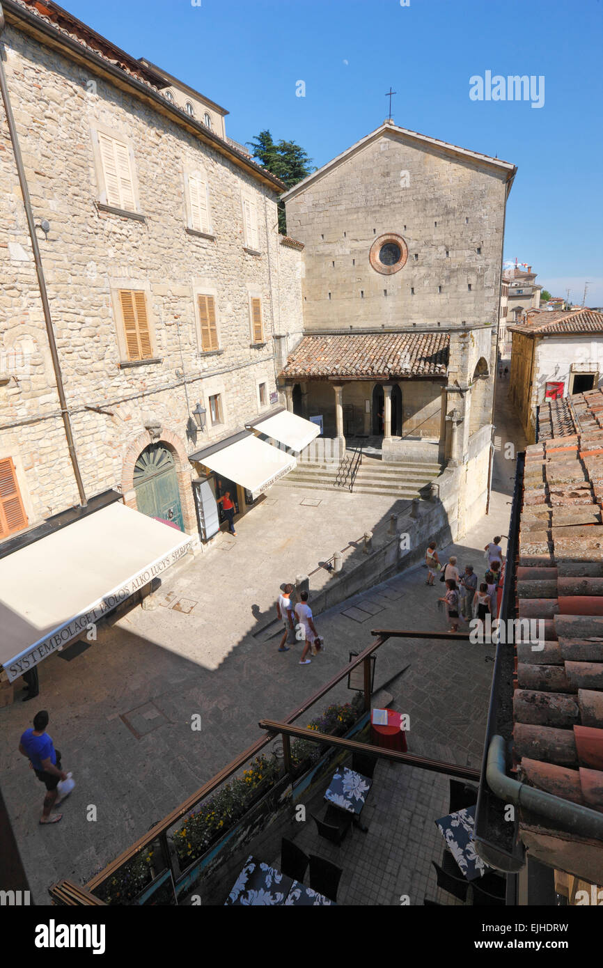 San Marino - Cityscape Banque D'Images