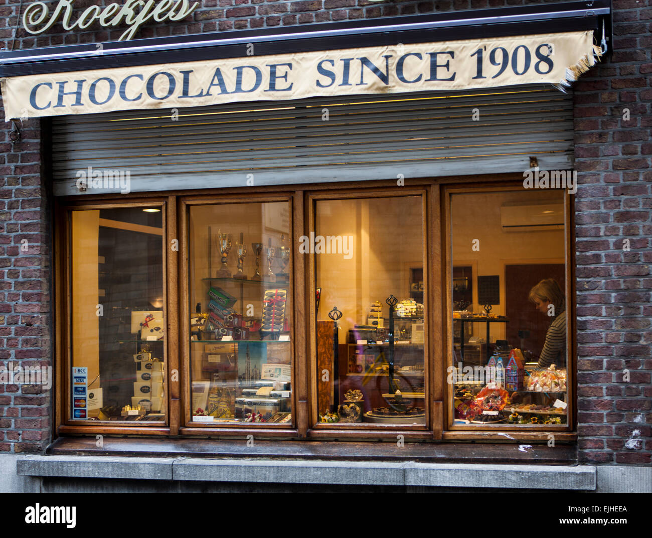 Vitrine chocolat, Anvers, Belgique Photo Stock - Alamy