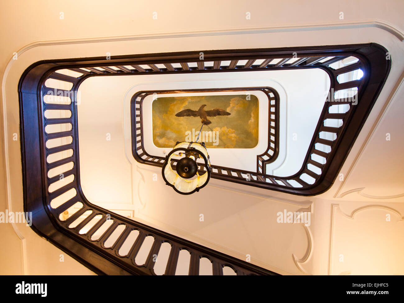 Intérieur Musée Plantin-Moretus, Anvers, Belgique Banque D'Images