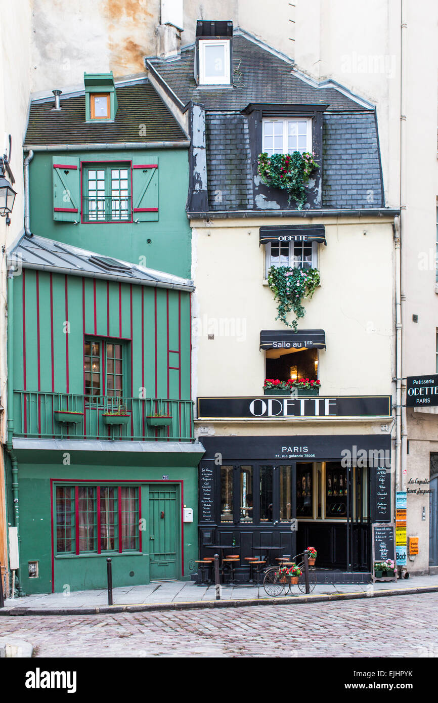 Odette Pastry Shop avant, Paris, France Banque D'Images
