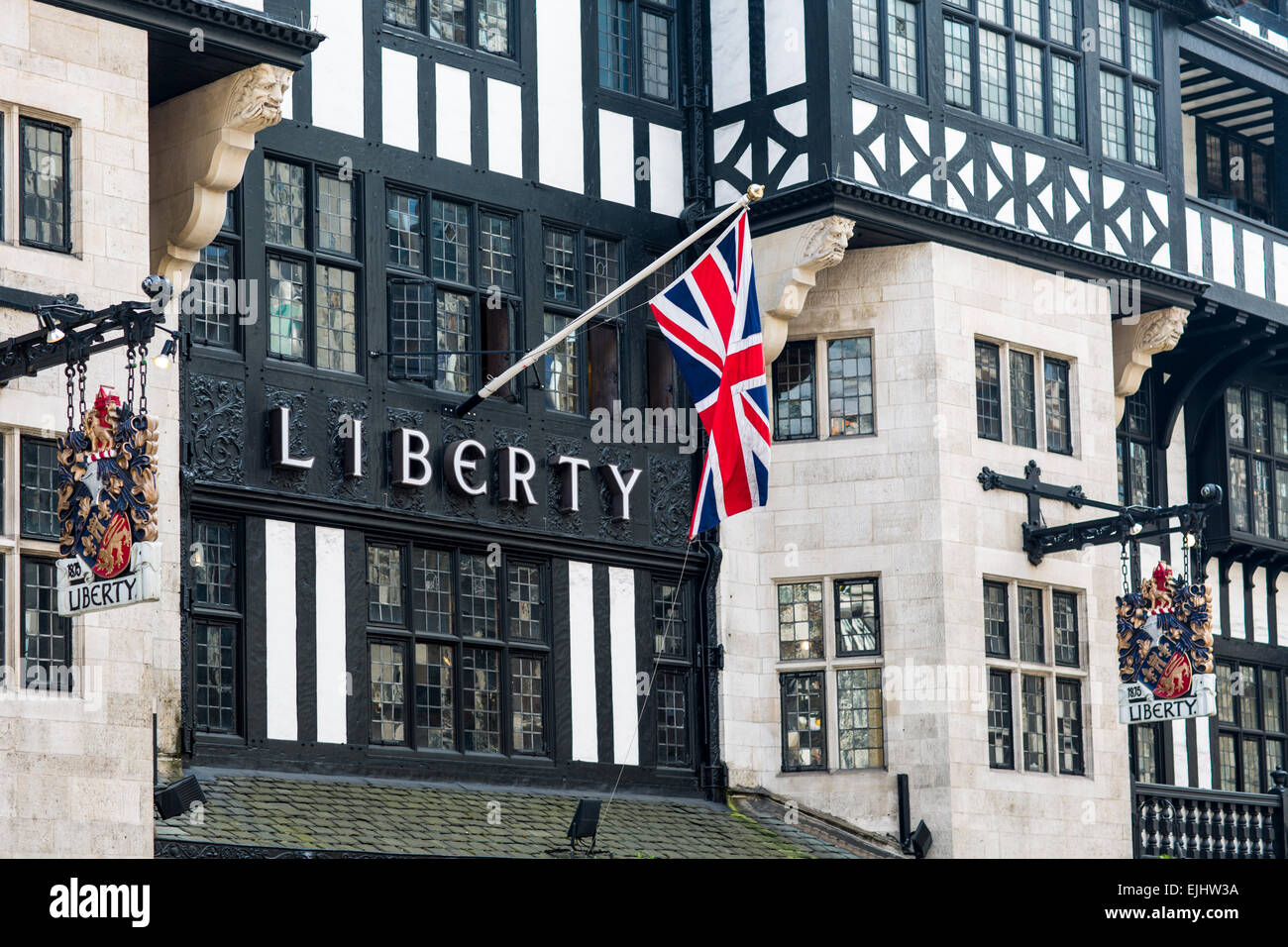 Store front Liberty London, Londres, Angleterre Photo Stock - Alamy