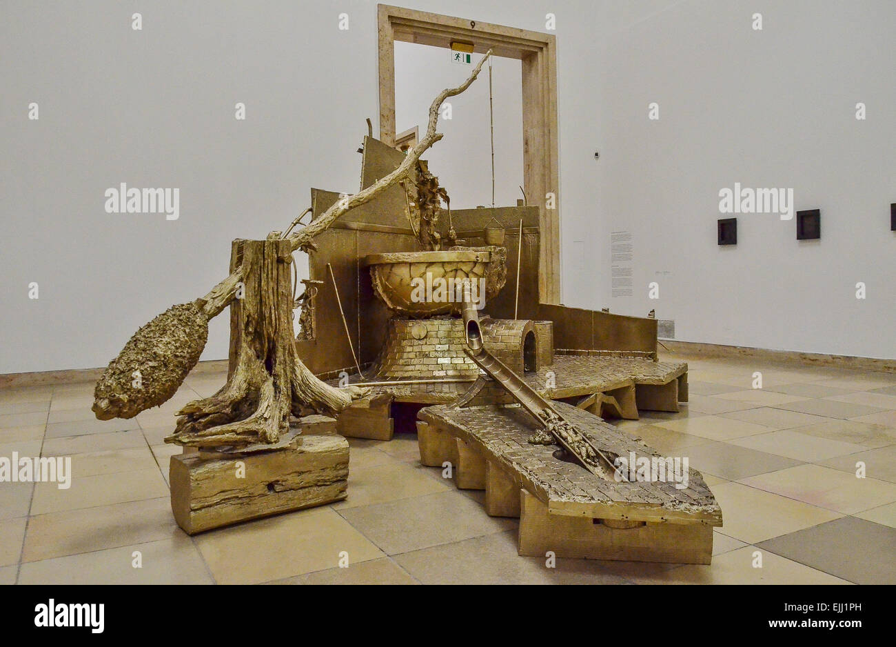 Matthew Barney, 2013 Shaduf, Gladstone Gallery, rivière de fondement, un Gesamtkunstwerk Haus der Kunst, Munich , 2014, Banque D'Images