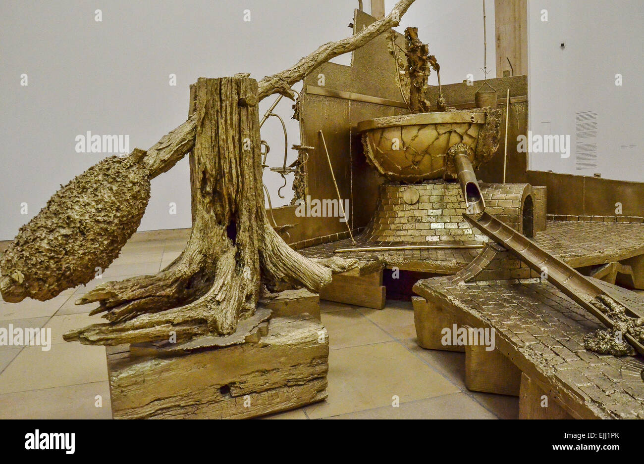 Matthew Barney, 2013 Shaduf, Gladstone Gallery, rivière de fondement, un Gesamtkunstwerk Haus der Kunst, Munich , 2014, Banque D'Images