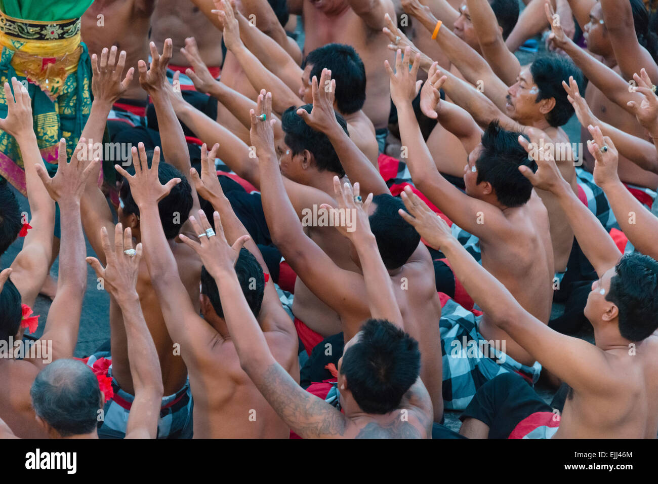 Kecak danse, l'île de Bali, Indonésie Banque D'Images Kecak danse, l'île de Bali, Indonésie Banque D'Images