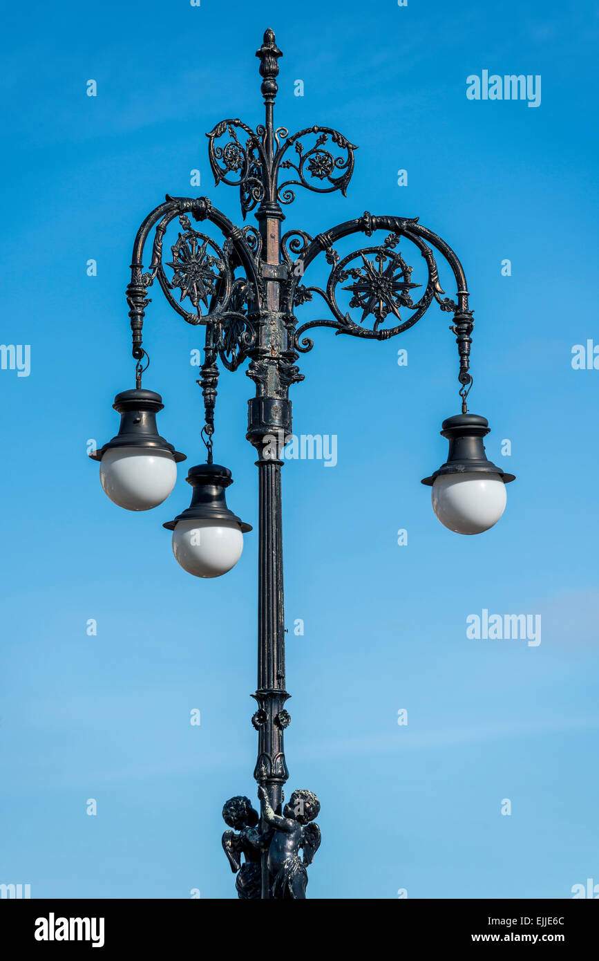 Gordon's Lamp à Montpellier Cheltenham est nommé d'après le Général George Gordon, qui avait été tué à Khartoum, au Soudan, en 1885 Banque D'Images