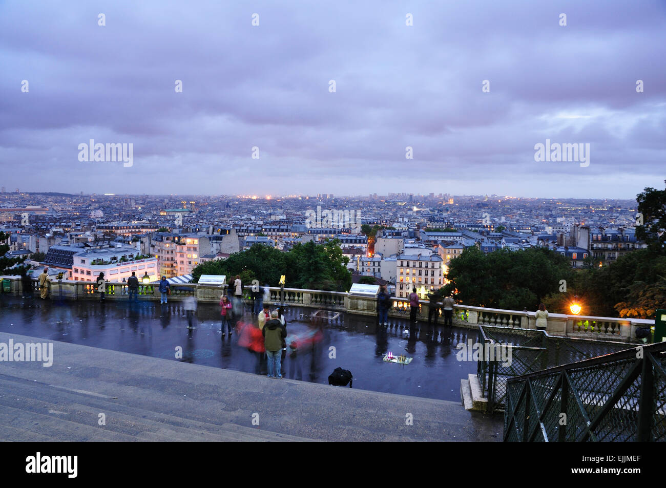 Paris. Vue de Montmartre Banque D'Images