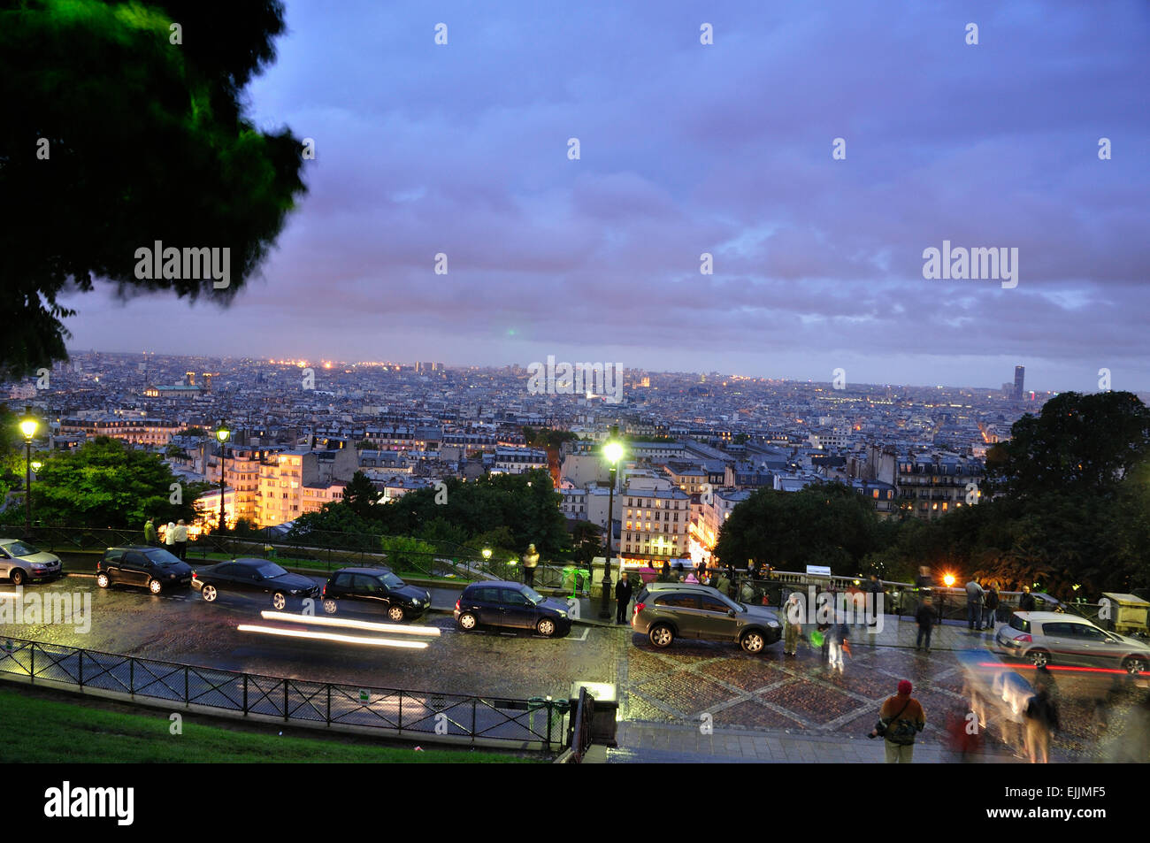 Paris. Vue de Montmartre Banque D'Images