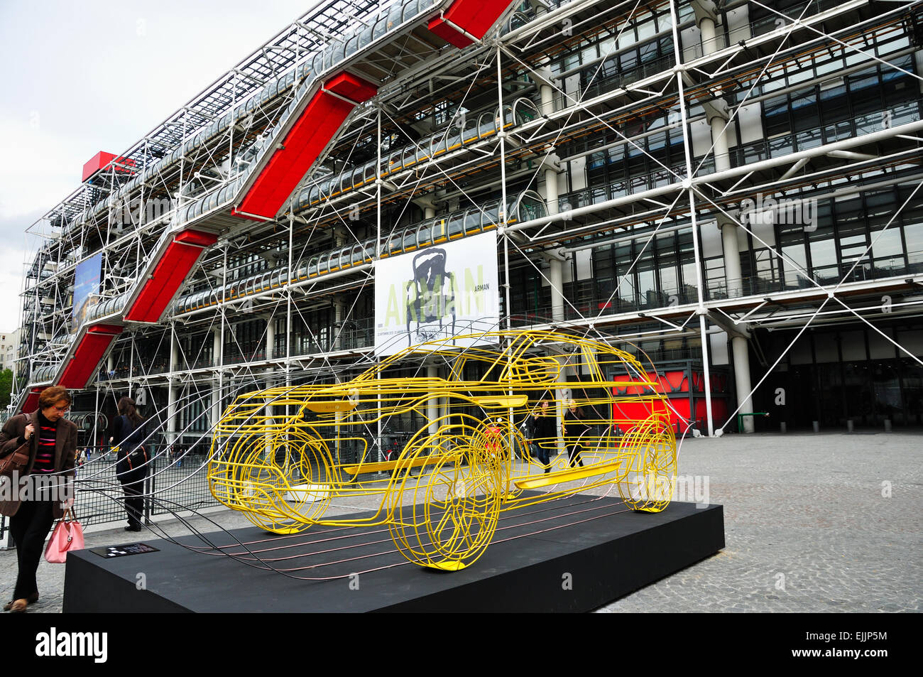 Paris. Centre Georges Pompidou Banque D'Images