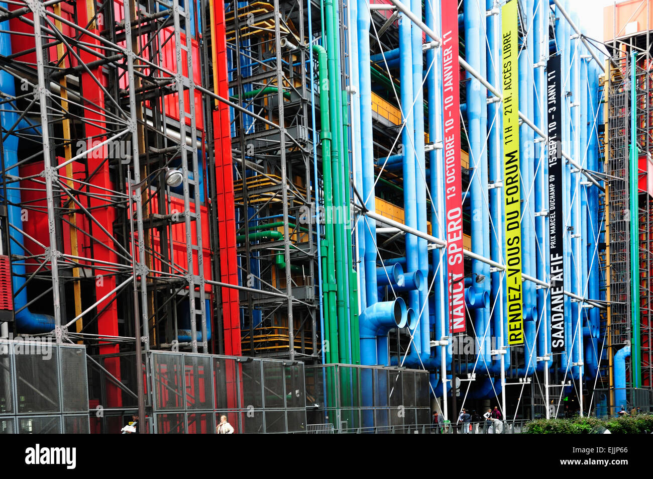 Paris. Centre Georges Pompidou Banque D'Images