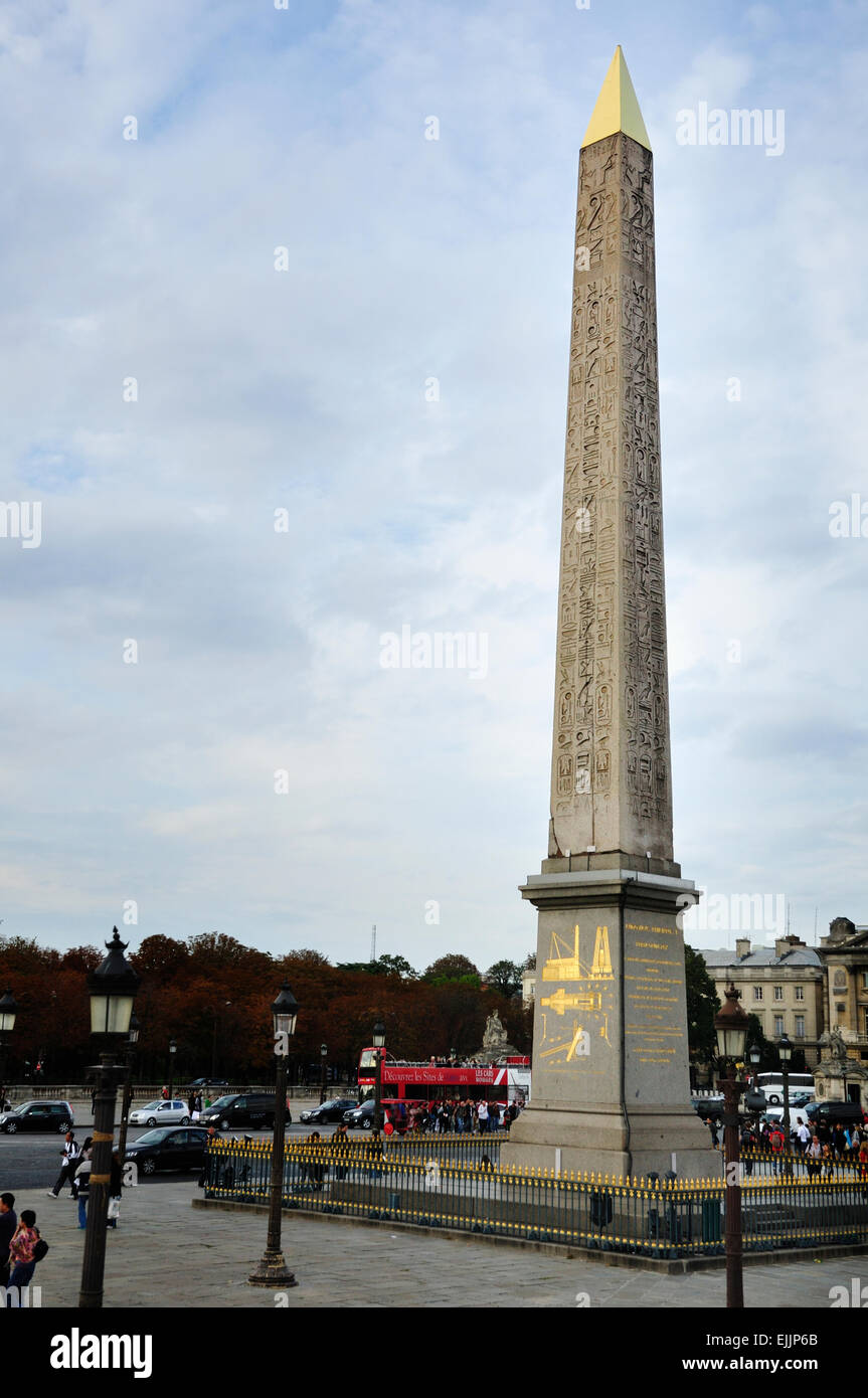 Paris. Place de la Concorde Banque D'Images