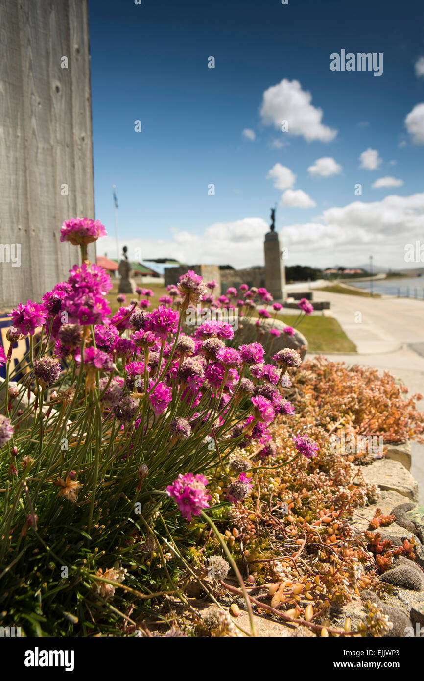 Falkland, îles Falkland, Port Stanley, l'épargne, 1982 victory Memorial de la guerre Banque D'Images