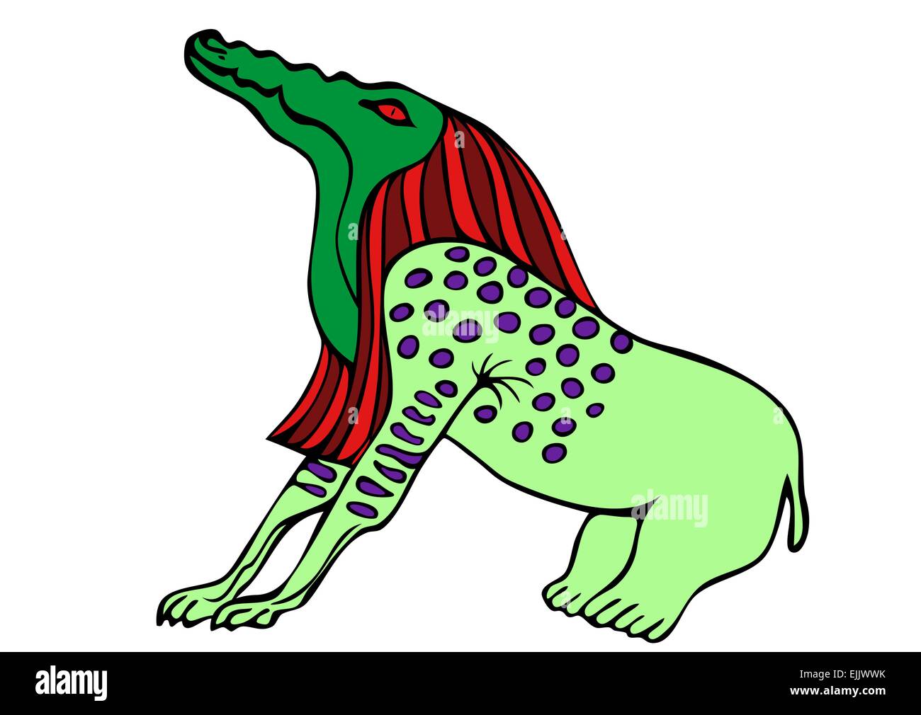 Démon égyptien - Bone Eater - vector Illustration de Vecteur