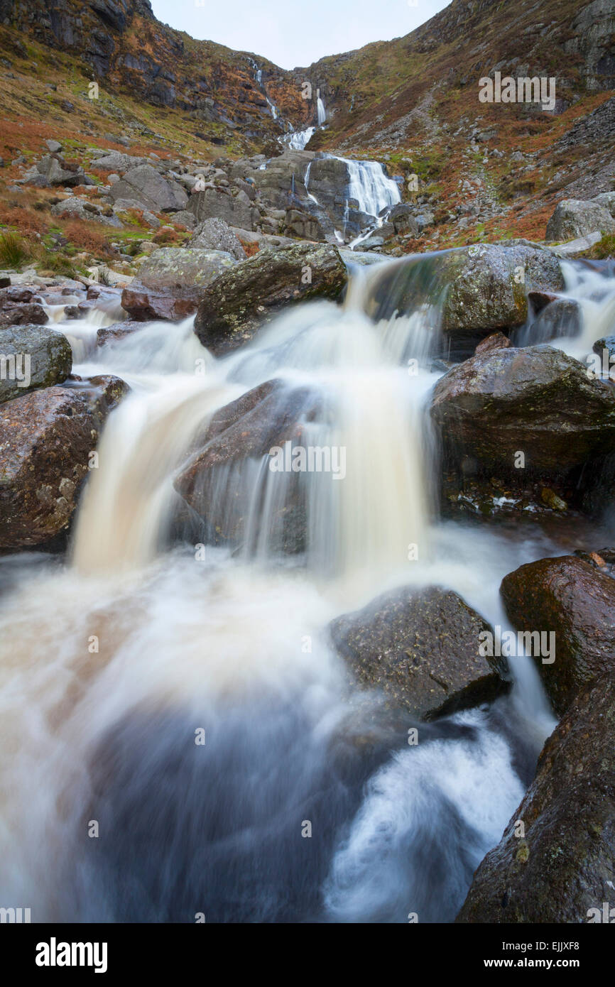 Mahon Falls, montagnes Comeragh, comté de Waterford, Irlande. Banque D'Images