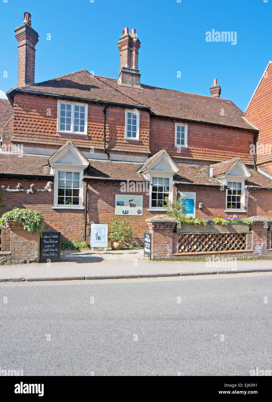 Selbourne, Hampshire, salon de thé, Angleterre Banque D'Images