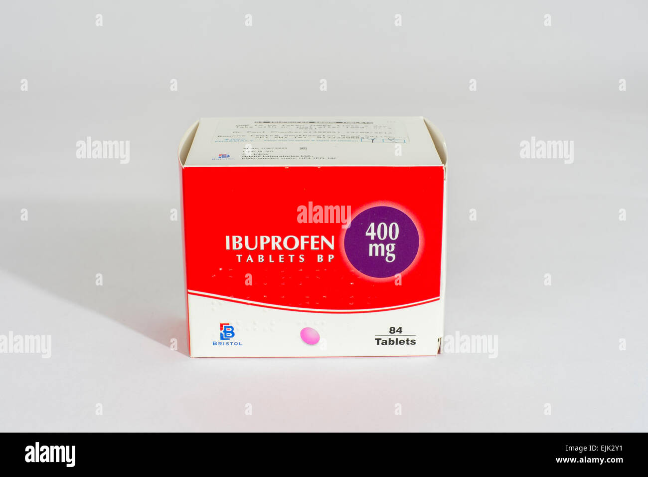 L'ibuprofène analgésique forte comprimés pour le soulagement de douleur Banque D'Images