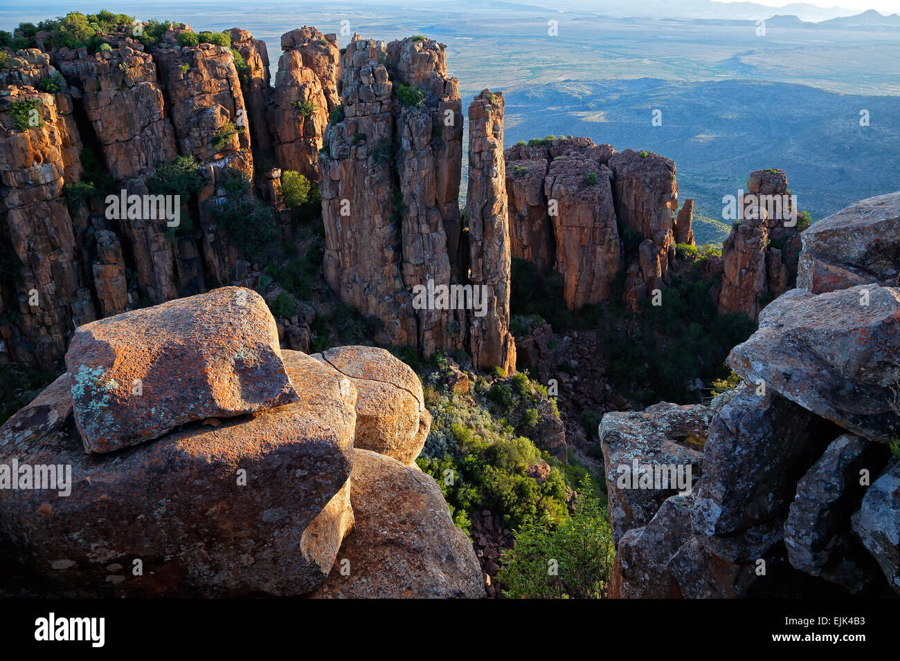 Vallée de la désolation, Camdeboo National Park, Afrique du Sud Banque D'Images