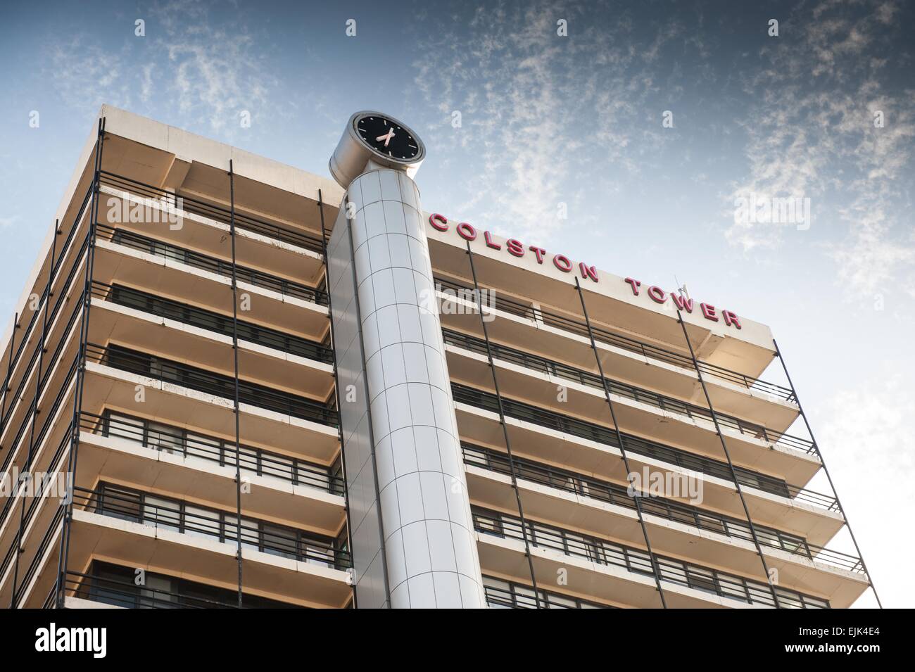 Colston Tower, bâtiment emblématique dans le centre-ville de Bristol Banque D'Images