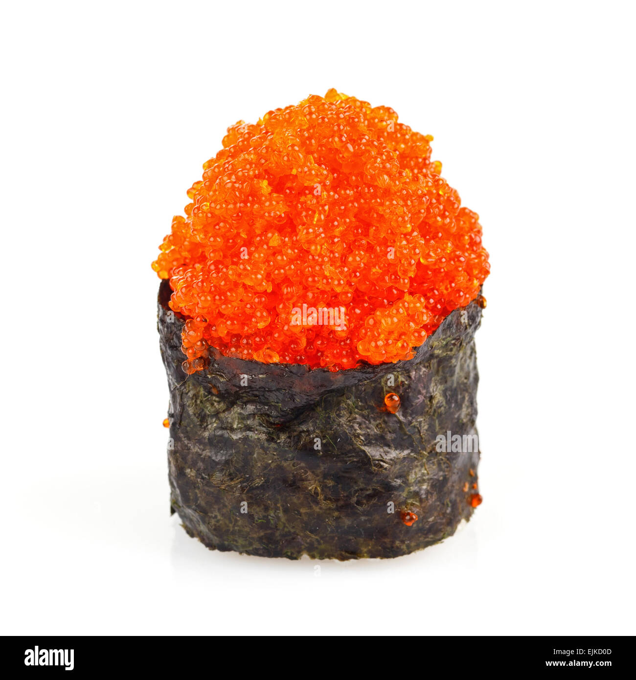 Sushi roll avec corail Banque D'Images