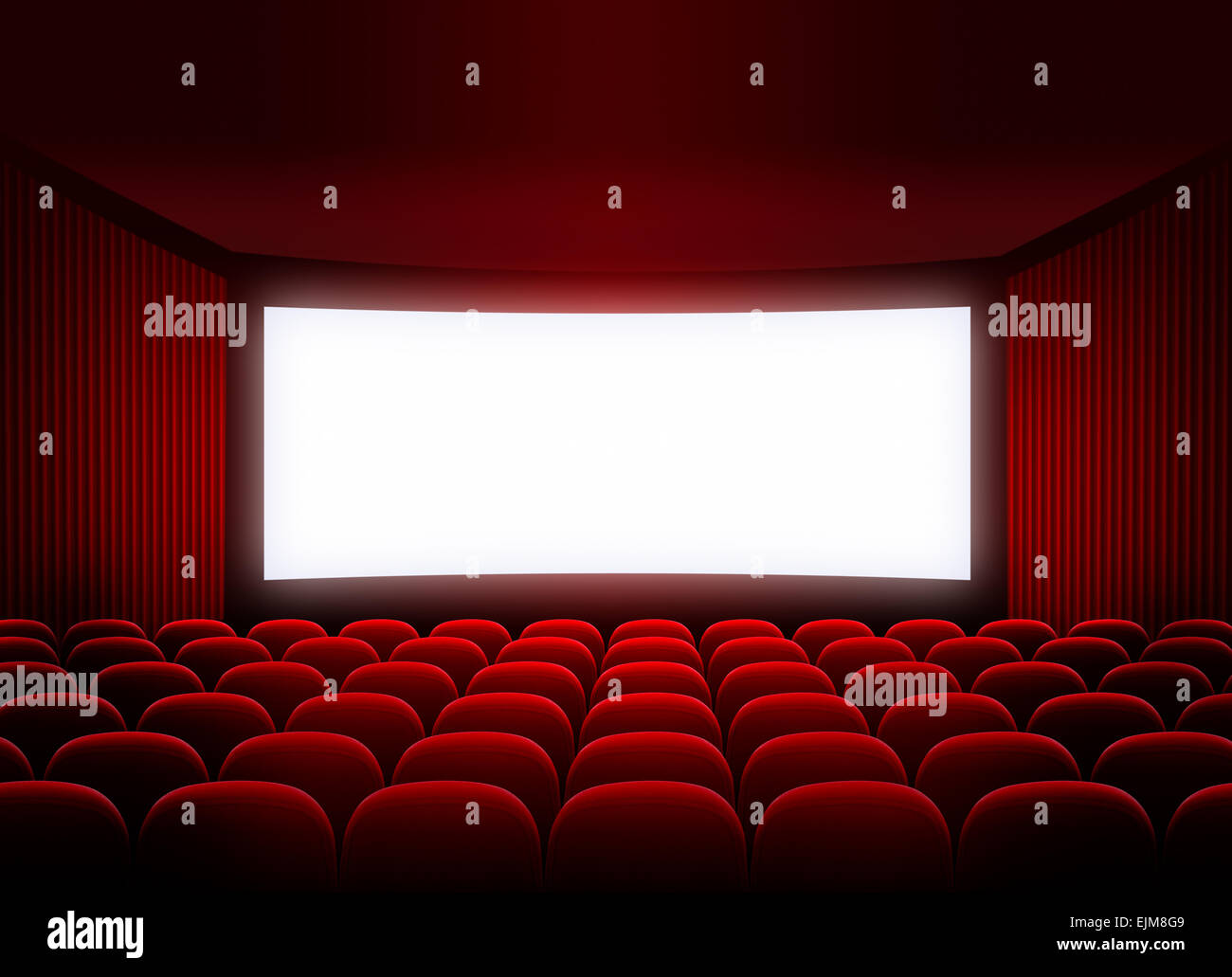 Screen Rouge Movie screen Banque de photographies et d’images à haute résolution - Alamy