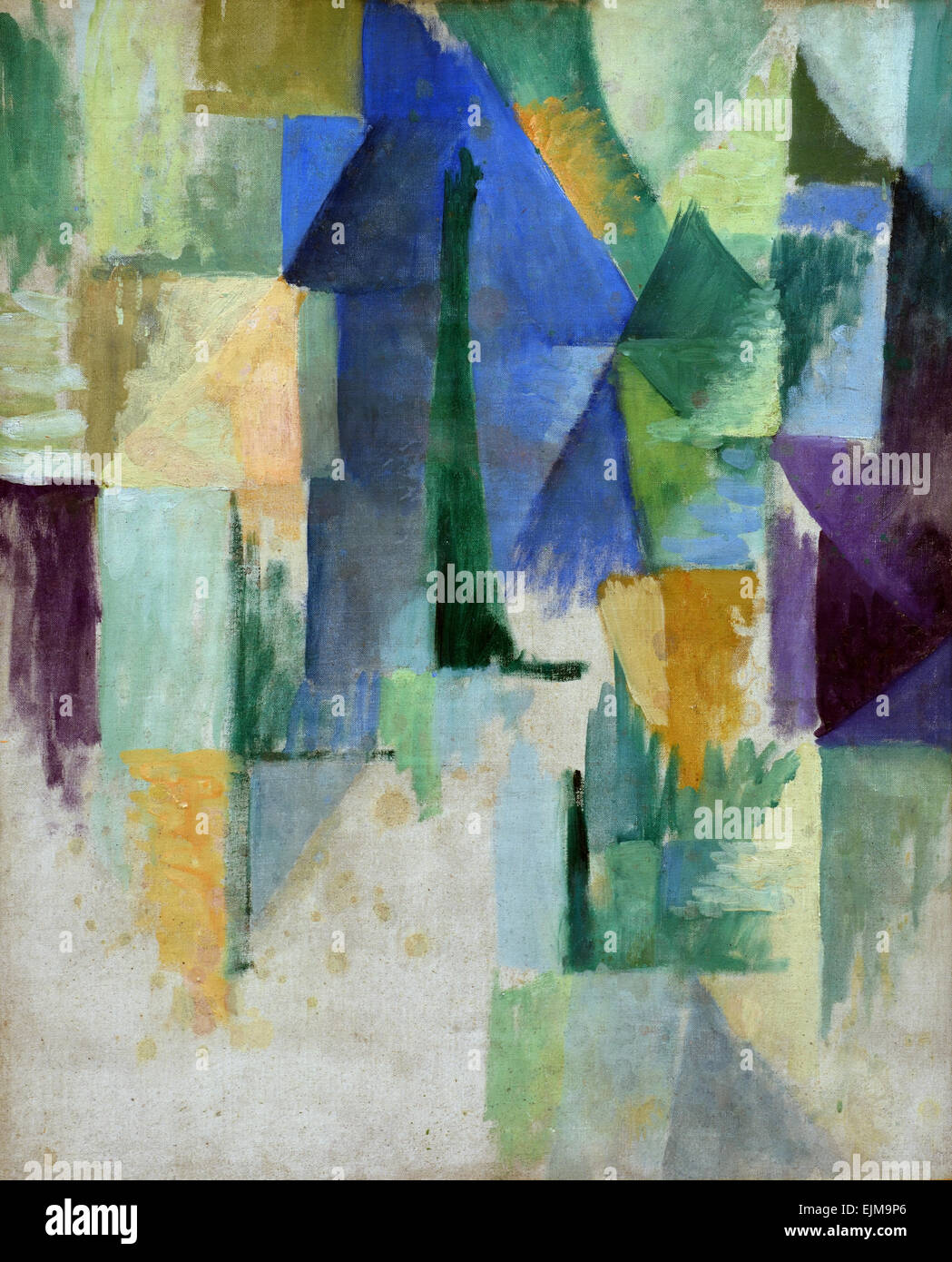 Fenêtre - Fenêtre 1912-1913 Robert Delaunay (1885 - 1941) France French Banque D'Images