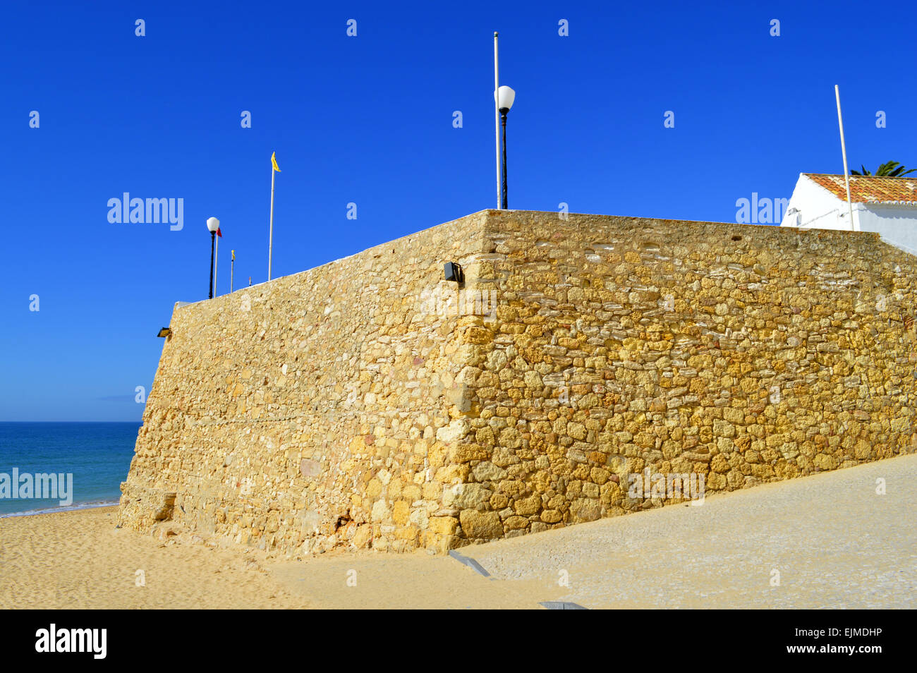 Armacao De Pera fort sur l'Algarve Banque D'Images
