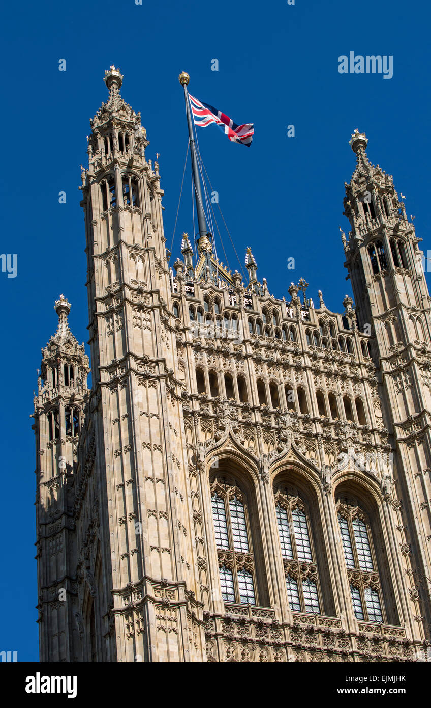 La tour Victoria, Westminster Palace, Londres Banque D'Images