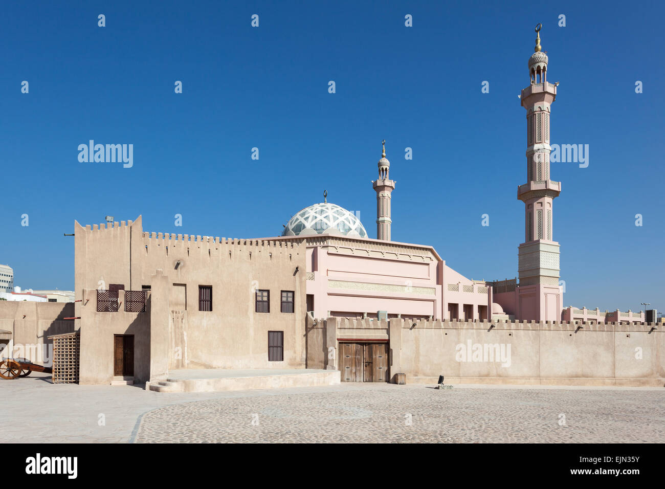 Mosquée à Ajman, Émirats Arabes Unis Banque D'Images