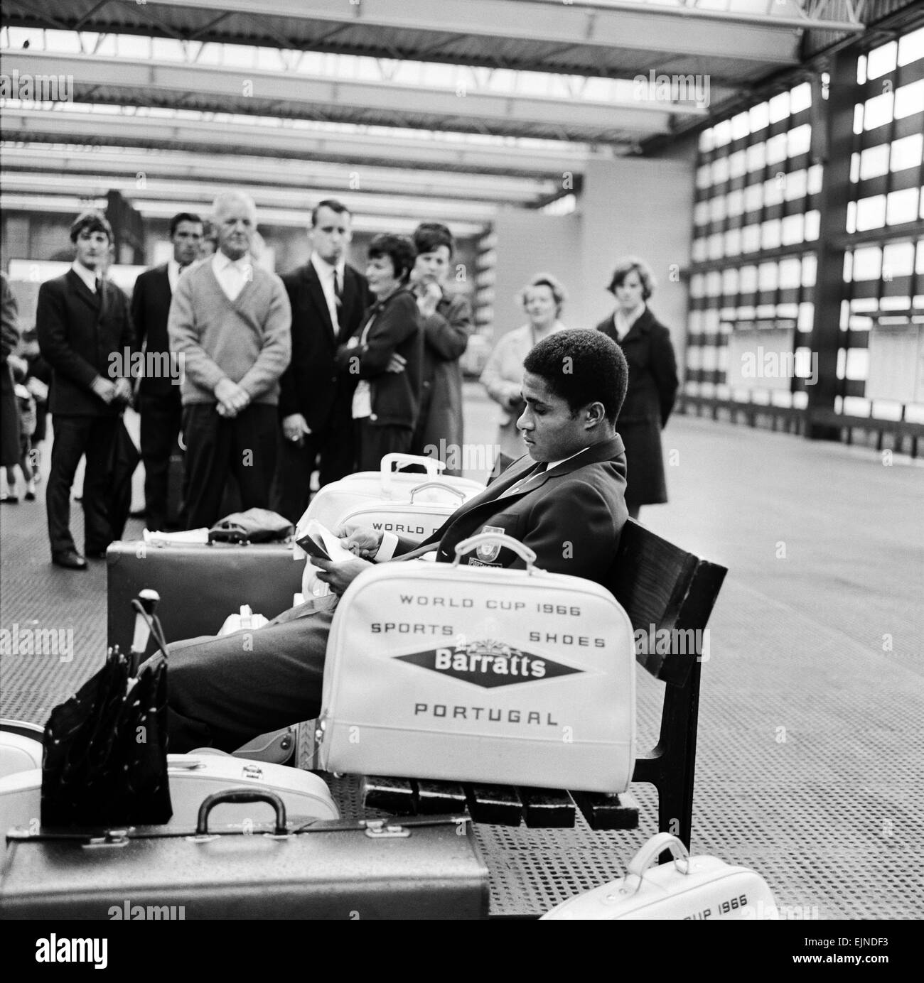 1966 Tournoi de Coupe du Monde en Angleterre. Portugal star Eusebio