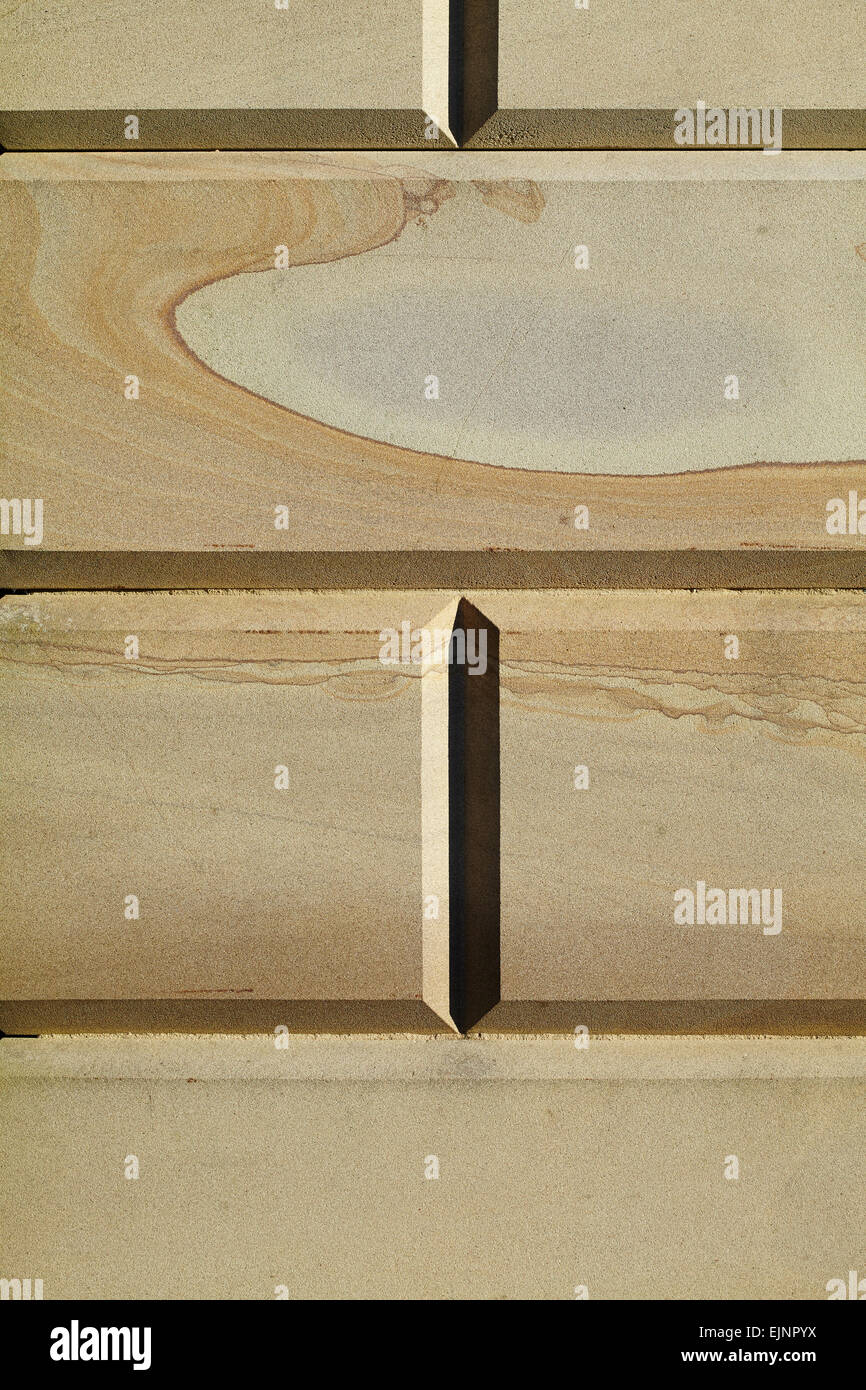 Mur de grès Banque D'Images