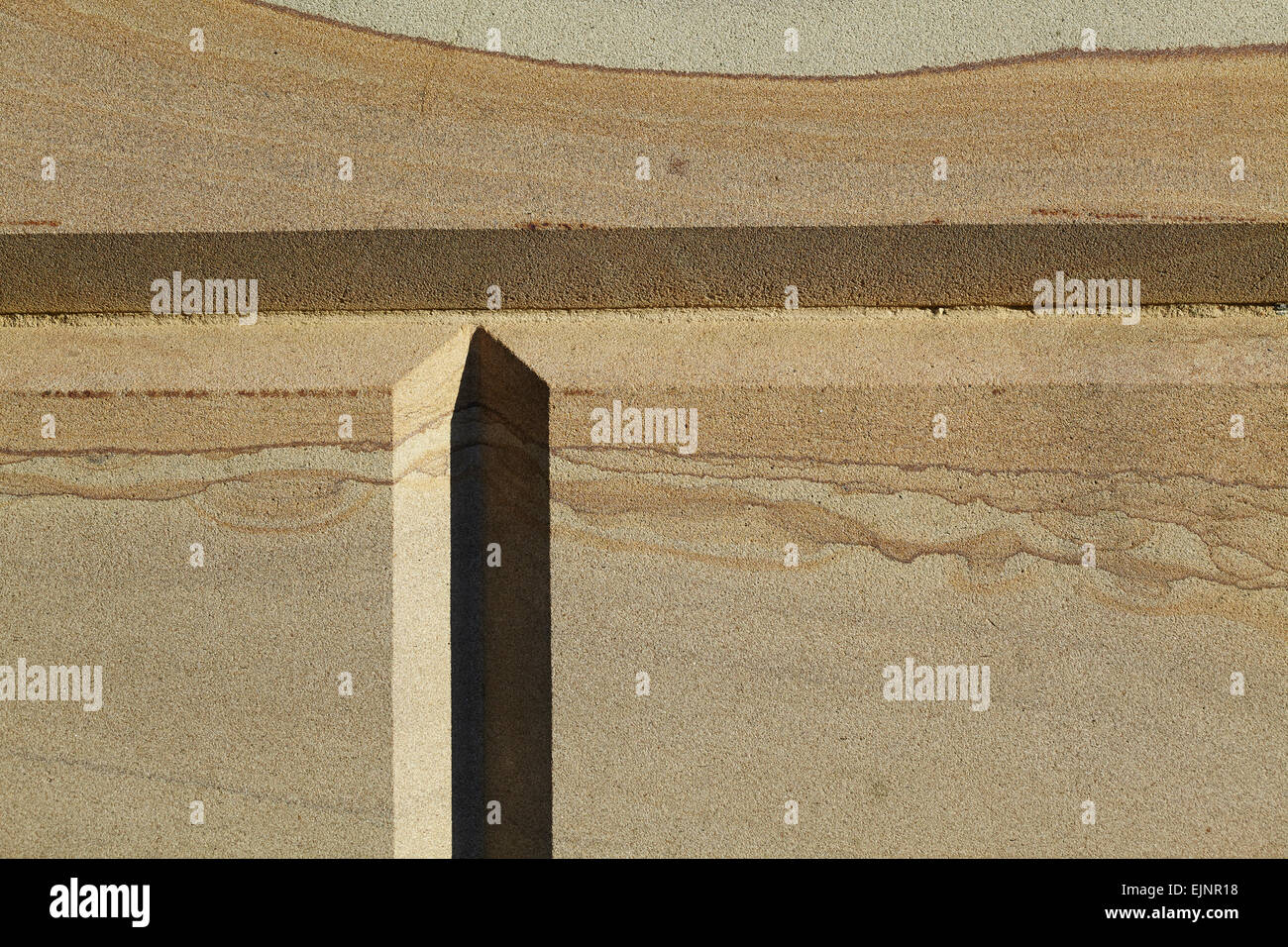 Mur de grès Banque D'Images