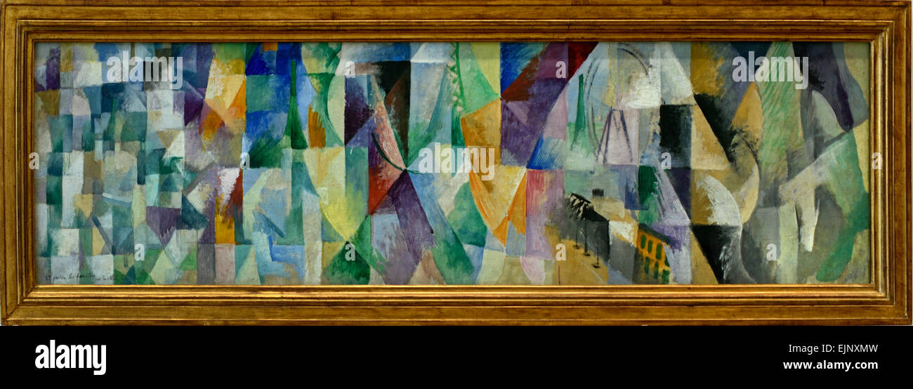 Fenêtres donnant sur la ville 1912 Robert Delaunay 1885-1941 Français France Banque D'Images