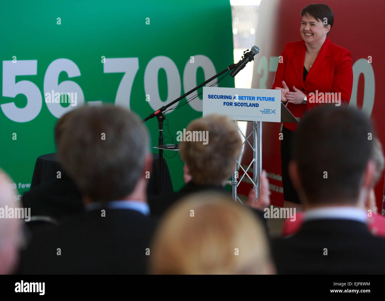 Edinburgh, Ecosse, Royaume-Uni. 30Th Mar, 2015. Ruth Davidson conservateurs écossais lancement campagne électorale générale. Credit : Pako Mera/Alamy Live News Banque D'Images
