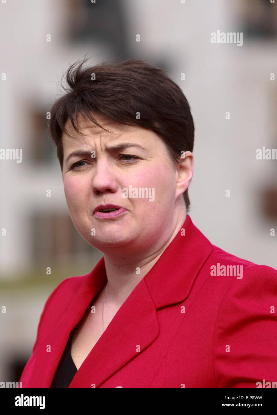 Edinburgh, Ecosse, Royaume-Uni. 30Th Mar, 2015. Ruth Davidson conservateurs écossais lancement campagne électorale générale. Credit : Pako Mera/Alamy Live News Banque D'Images