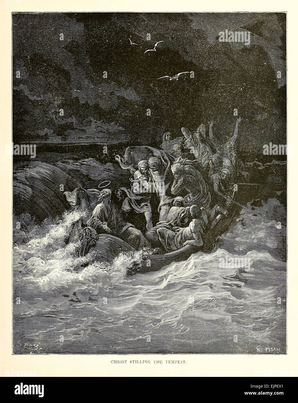 Illustration par Paul Gustave Doré (1832-1883) à partir de 1880 édition de la Bible. Voir la description pour plus d'informations. Banque D'Images