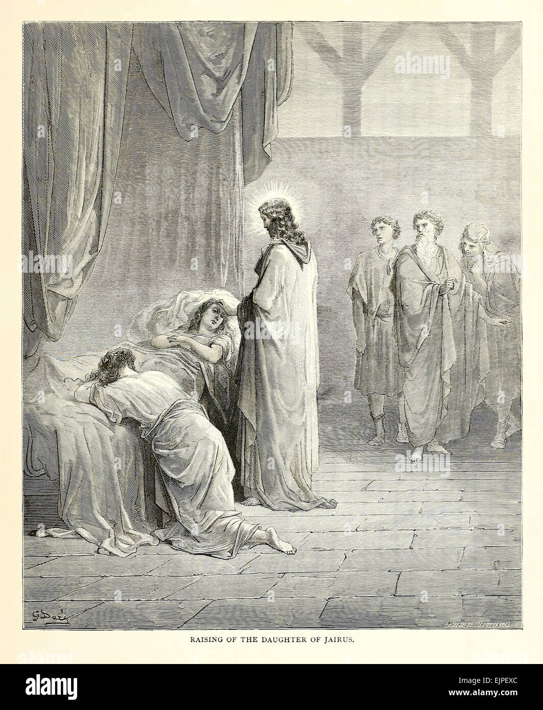 Illustration par Paul Gustave Doré (1832-1883) à partir de 1880 édition de la Bible. Voir la description pour plus d'informations. Banque D'Images