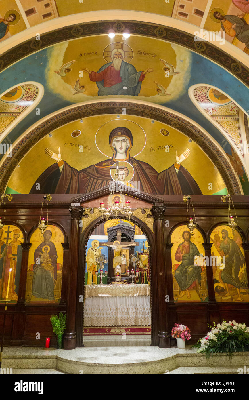 Saint Constantin et Hélène cathédrale orthodoxe grecque Brooklyn NYC Photo Stock Alamy