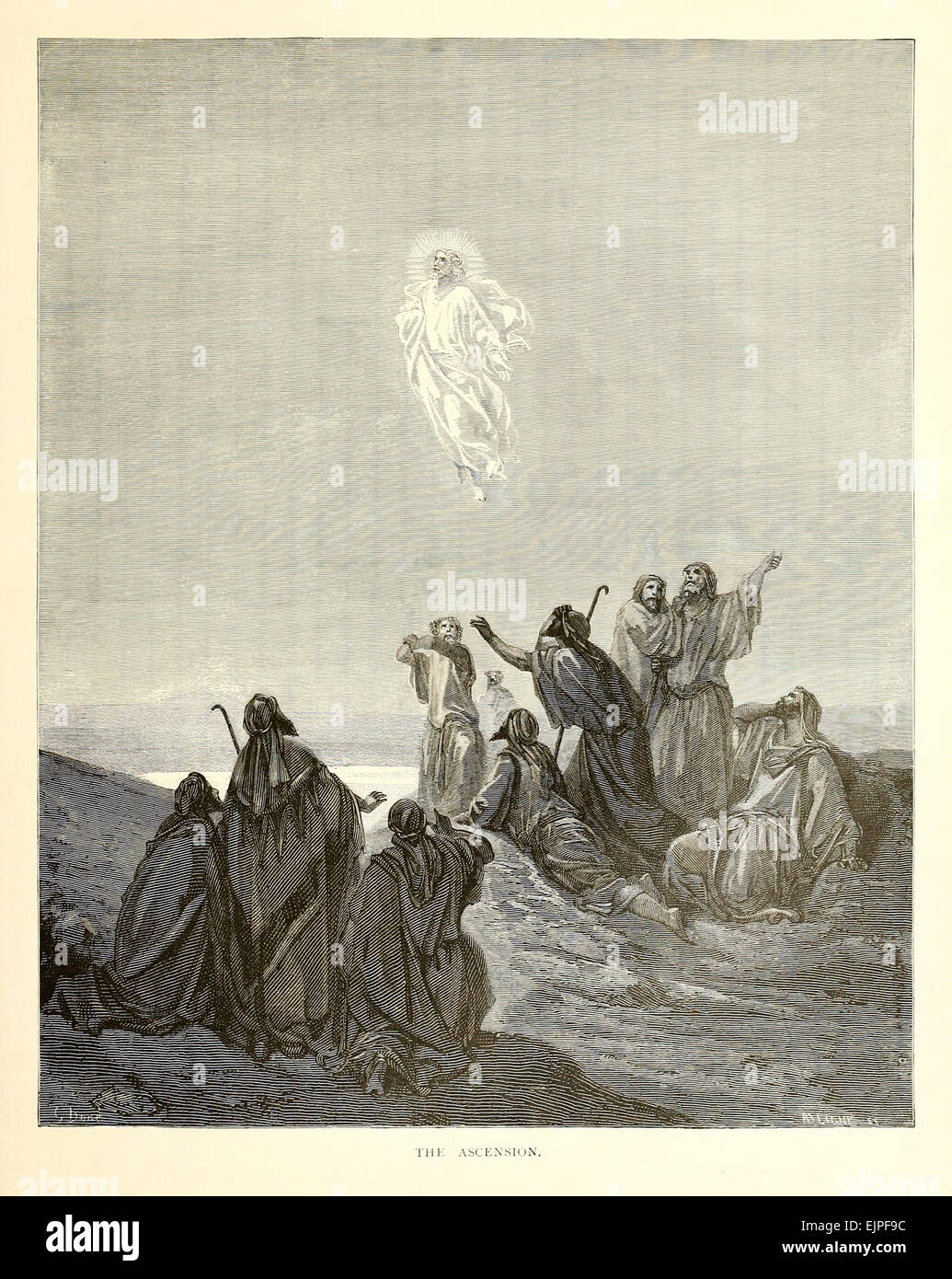Illustration par Paul Gustave Doré (1832-1883) à partir de 1880 édition de la Bible. Voir la description pour plus d'informations. Banque D'Images