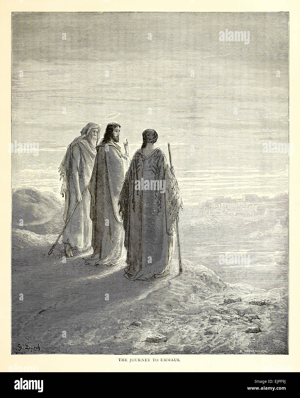 Illustration par Paul Gustave Doré (1832-1883) à partir de 1880 édition de la Bible. Voir la description pour plus d'informations. Banque D'Images