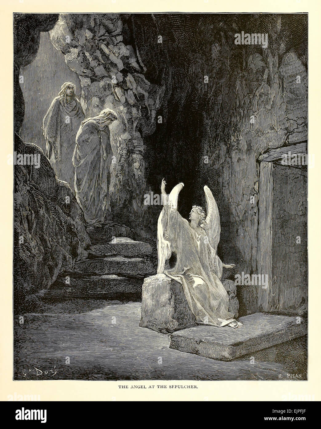 Illustration par Paul Gustave Doré (1832-1883) à partir de 1880 édition de la Bible. Voir la description pour plus d'informations. Banque D'Images