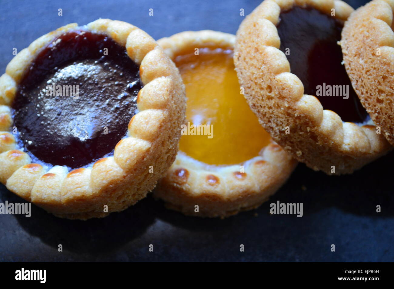Confiture brioches Banque D'Images
