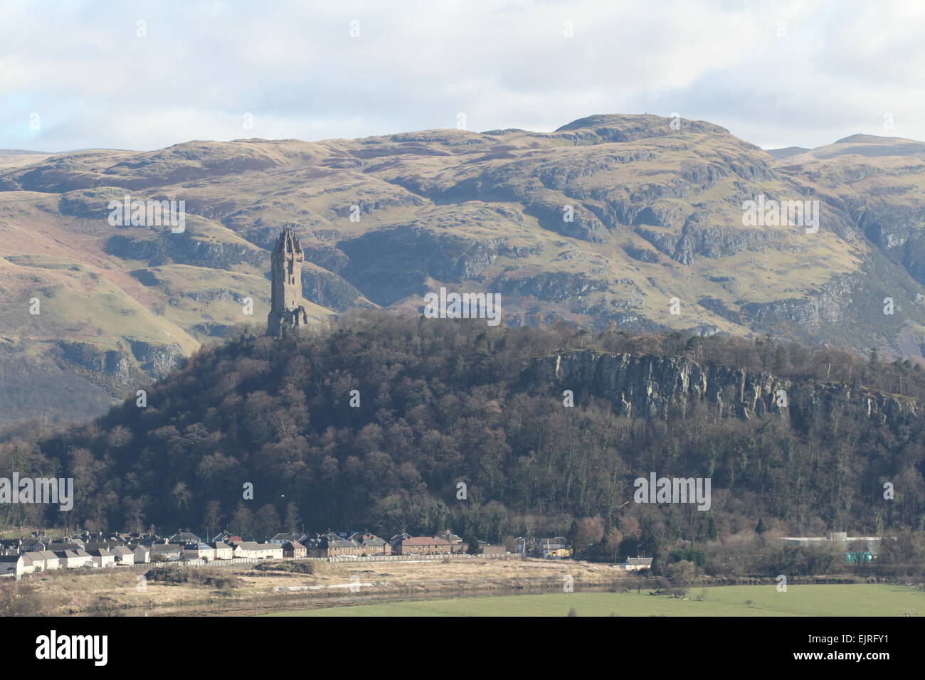 Monument national à Wallace sur Abbey Craig Stirling Ecosse Mars 2015 Banque D'Images