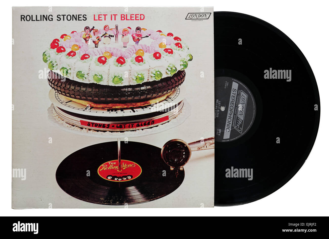 Les Rolling Stones Let It Bleed album Banque D'Images